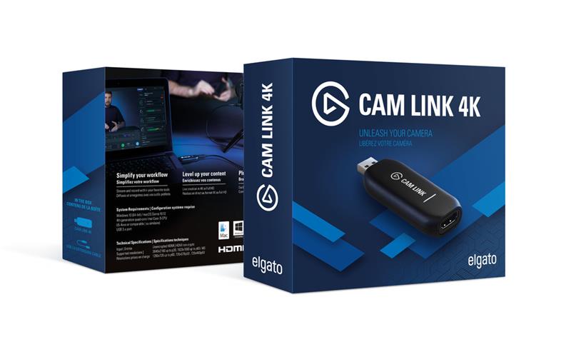 Elgato Cam Link 4K Game Capture Black
