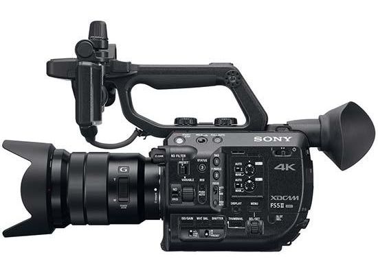 Sony FS5 II XDCAM Handheld Camcorder (Lens Not Included)