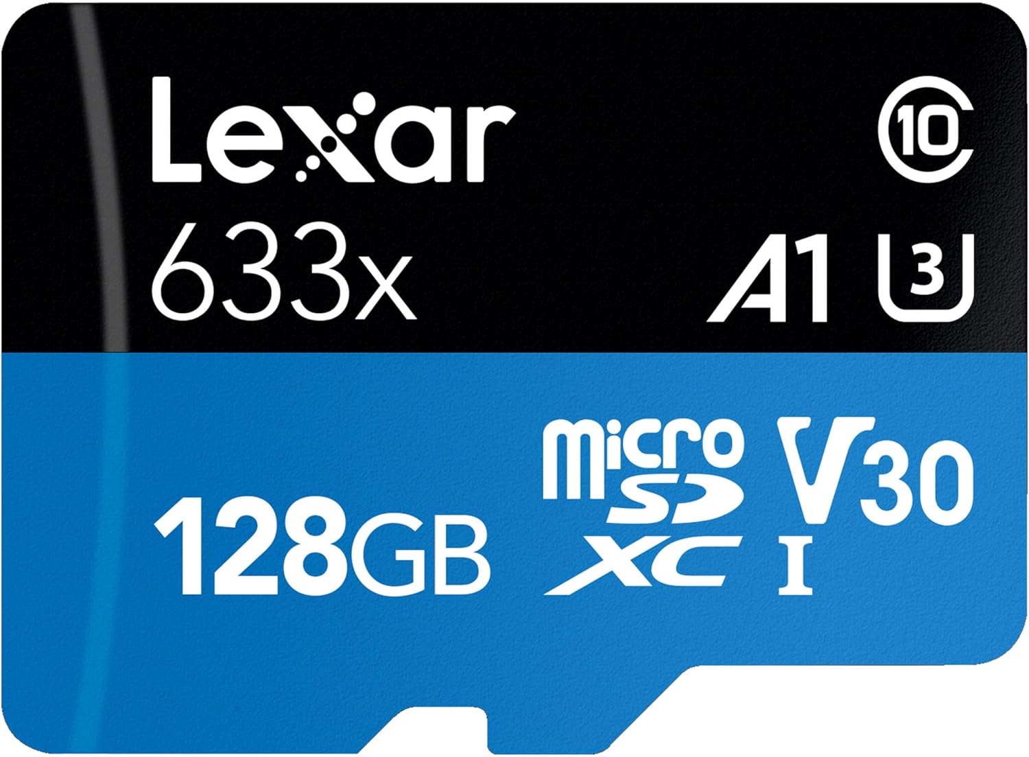 Lexar 128GB microSDXC UHS-I High-Performance 633x U3 Memory Card