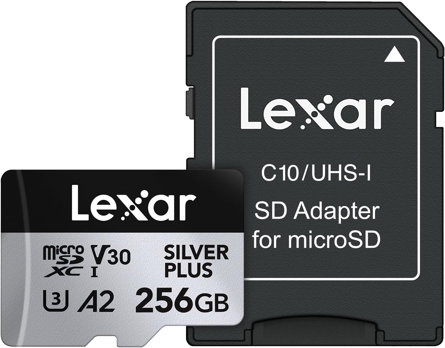 Lexar 256GB Professional Silver Plus microSDXC UHS-I Memory Card