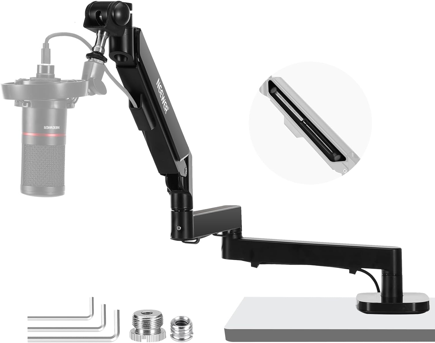 NEEWER Low Profile Mic Arm Desk Mount