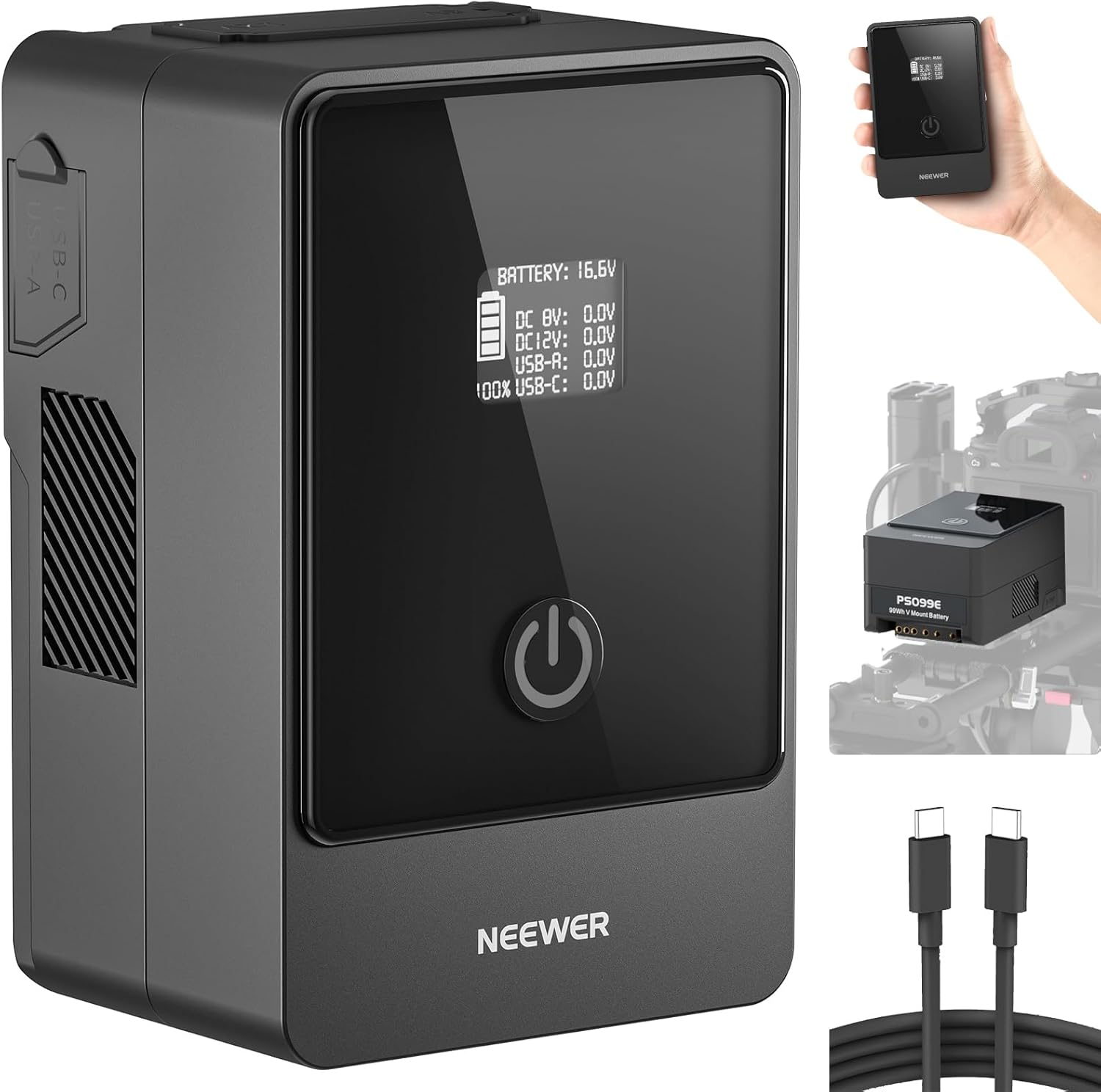 NEEWER V Mount Battery PS099E 99Wh
