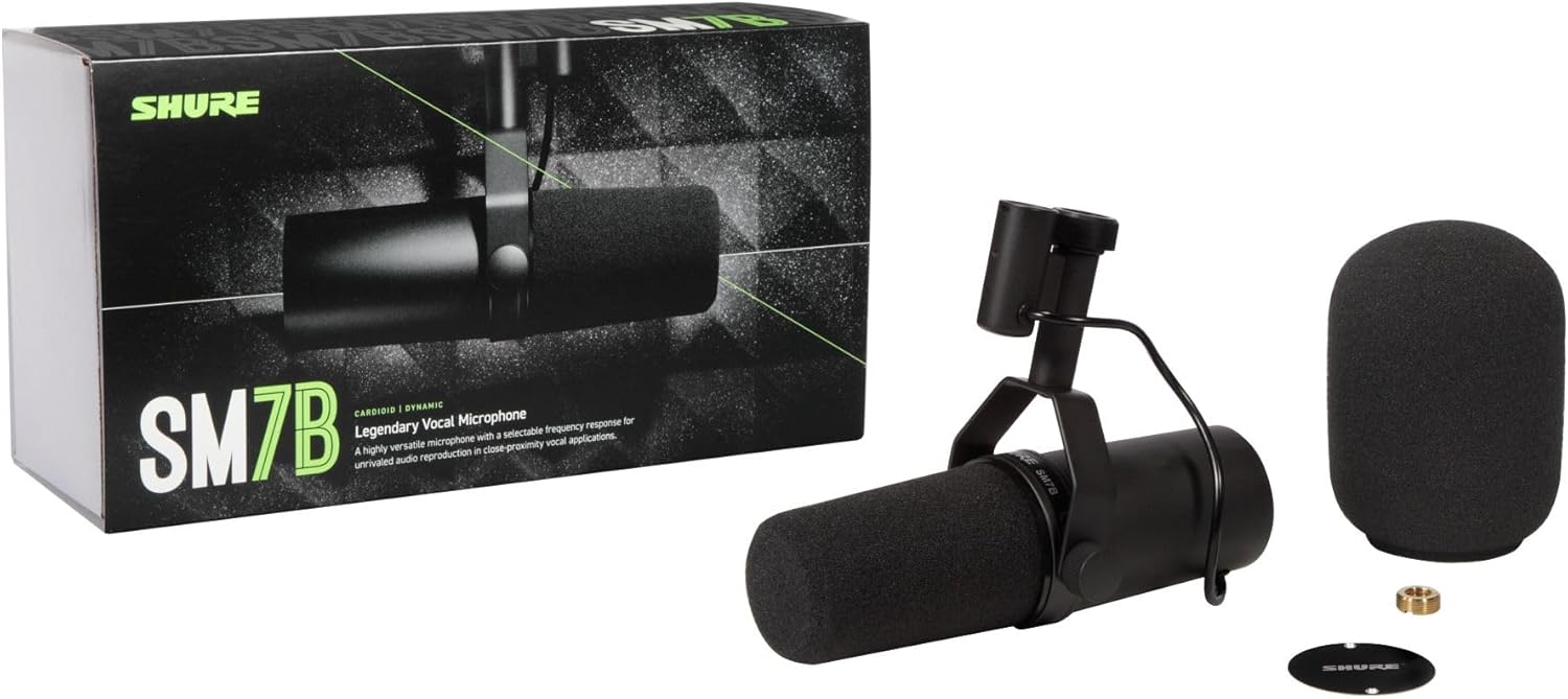 Shure SM7B Large Diaphragm Vocal Microphone