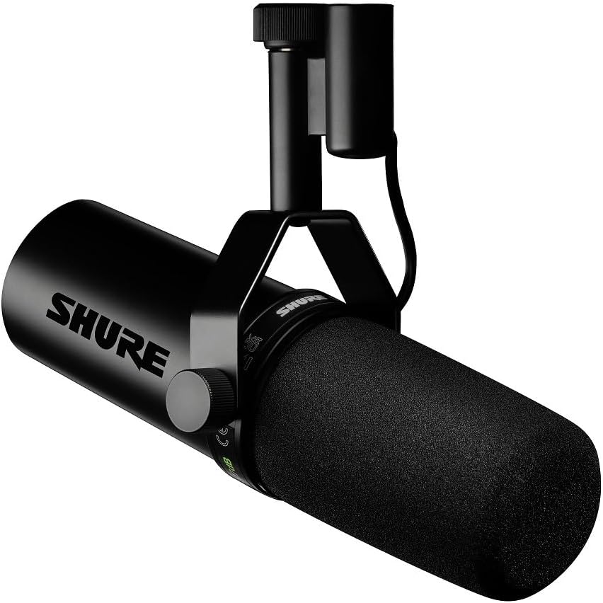 Shure SM7dB Dynamic Studio Microphone with Built-in Preamp