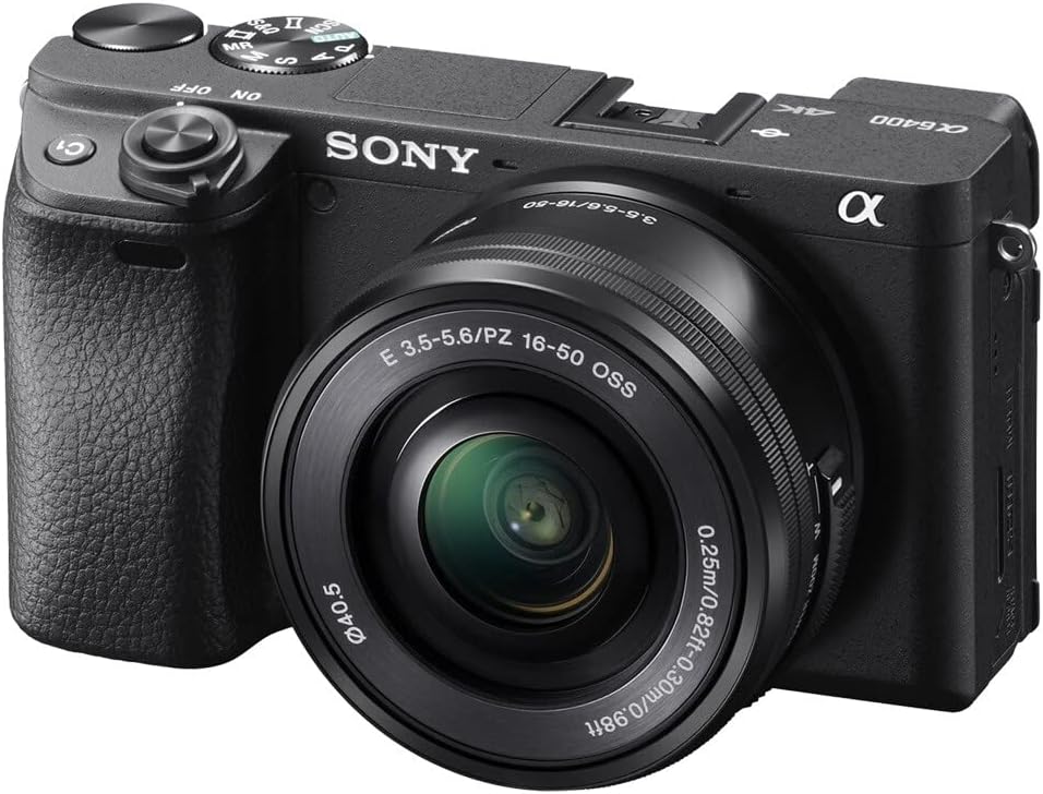 Sony Alpha 6400 APS-C Mirrorless Camera with 16-50mm Power Zoom Lens