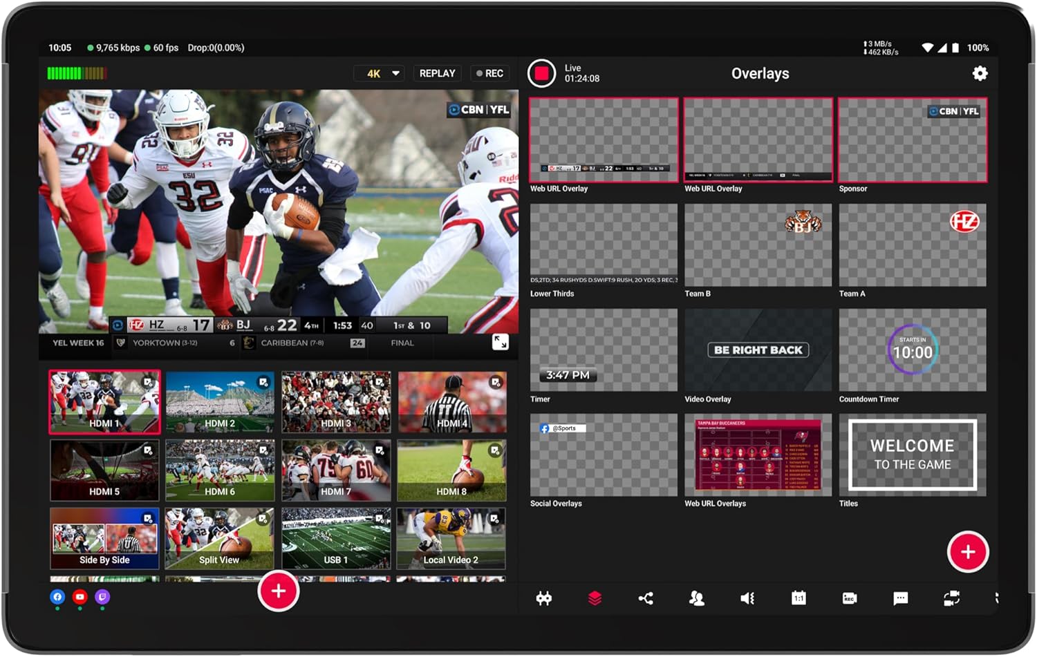 YoloBox Xtreme Multi-Cam Live Streaming Switcher