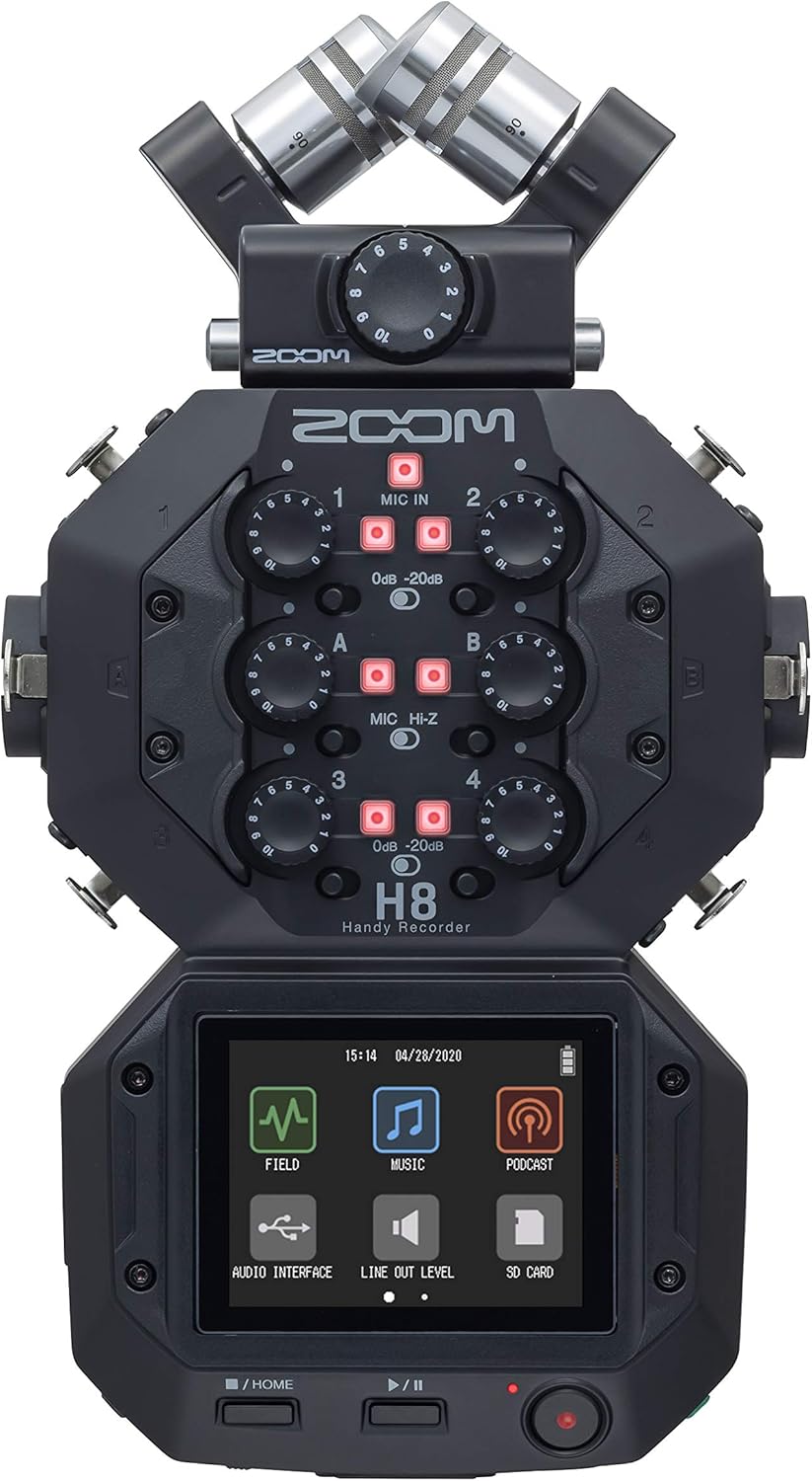 Zoom H8 12-Track Portable Recorder